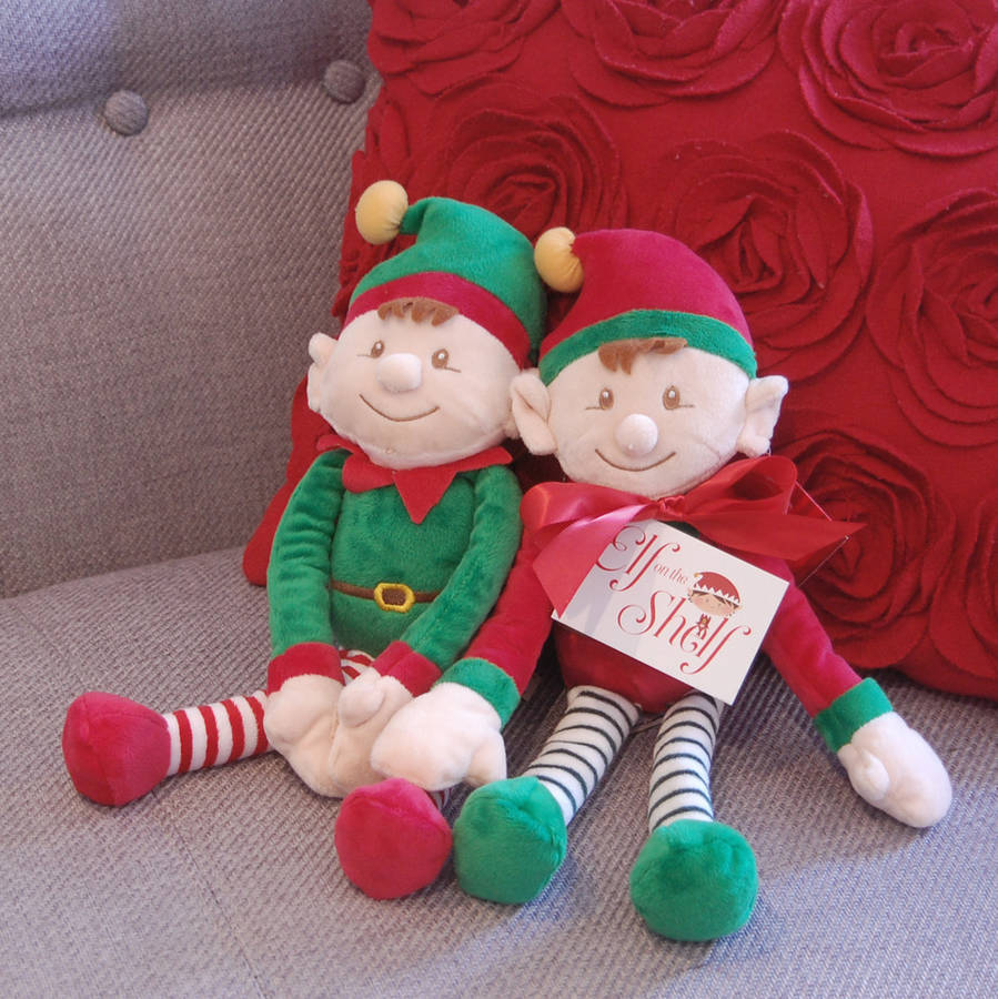 red naughty or nice christmas elf by oh so cherished ...