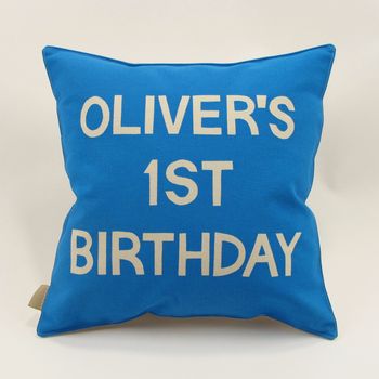 Personalised Child's Birthday Cushion, 10 of 11