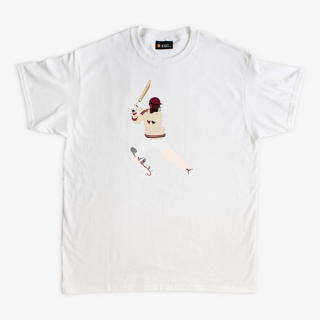 Brian Lara West Indies Cricket T Shirt By Jack's Posters ...