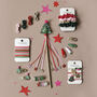 Jolly Xmas Embroidered Clip Set, thumbnail 2 of 3