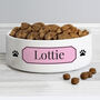 Personalised Name Plaque Dog Bowl, thumbnail 3 of 3