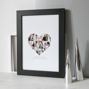 Personalised Photo Heart Collage Print, 2 of 10