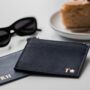 Personalised Leather Zip Mini Cardholder, thumbnail 2 of 6