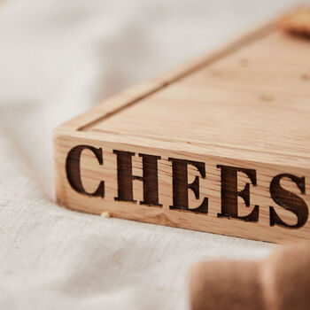 Personalised New Home Wooden Cheese Board, 3 of 4