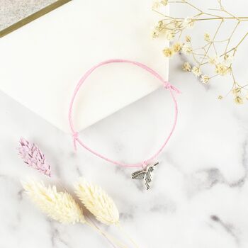 Don't Get Your Feathers Ruffled Hummingbird Wish Bracelet, 2 of 4
