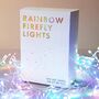 Mains Powered LED Rainbow Firefly String Lights, thumbnail 2 of 3