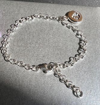 Guardian Angel Charm Bracelet In Sterling Silver, 4 of 5