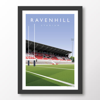 Ravenhill Stadium Ulster Rugby Poster, 7 of 7