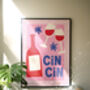 Cin Cin Abstract Kitchen Print, thumbnail 5 of 5