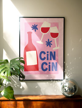 Cin Cin Abstract Kitchen Print, 5 of 5