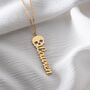 Personalised 'Gothic Glam' Skull Name Necklace, thumbnail 1 of 10