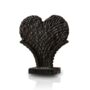 Hand Carved Love Black Marble Sculpture, thumbnail 1 of 3
