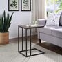 C Shaped Sofa Side Table End Table Workstation, thumbnail 3 of 7