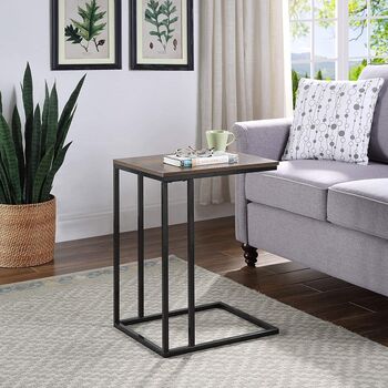 C Shaped Sofa Side Table End Table Workstation, 3 of 7