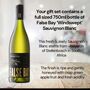 Vino Coco 70th Birthday Sauvignon Blanc White Wine And Slate Coaster Gift Set, thumbnail 2 of 8