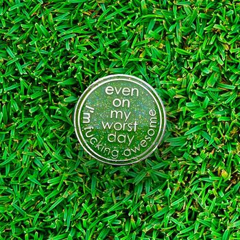 Positive Message Golf Ball Marker Gift For Friends, 3 of 6