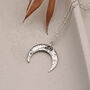 Organic Luna Crescent Moon Necklace, thumbnail 6 of 10