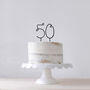 Birthday Wire Number Cake Topper, thumbnail 2 of 4