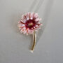 Colourful Enamel Chrysanthemums Flower Brooch, thumbnail 1 of 10