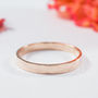 Wedding Rings In 18ct Rose Eco Gold, thumbnail 2 of 6