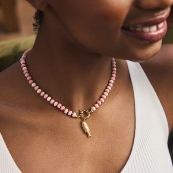 Week Of Necklaces Mix And Match Charm Gingham Necklace, 5 of 12