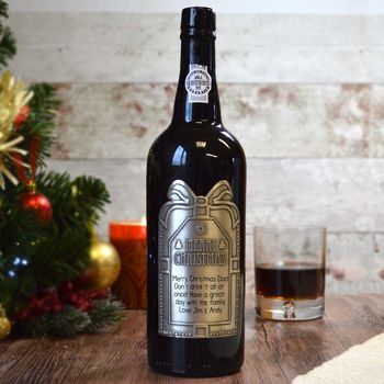 Personalised Lbv Port Bauble With Pewter Label, 5 of 6