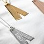 Personalised Twin Tag Necklace Sterling Silver, thumbnail 6 of 10