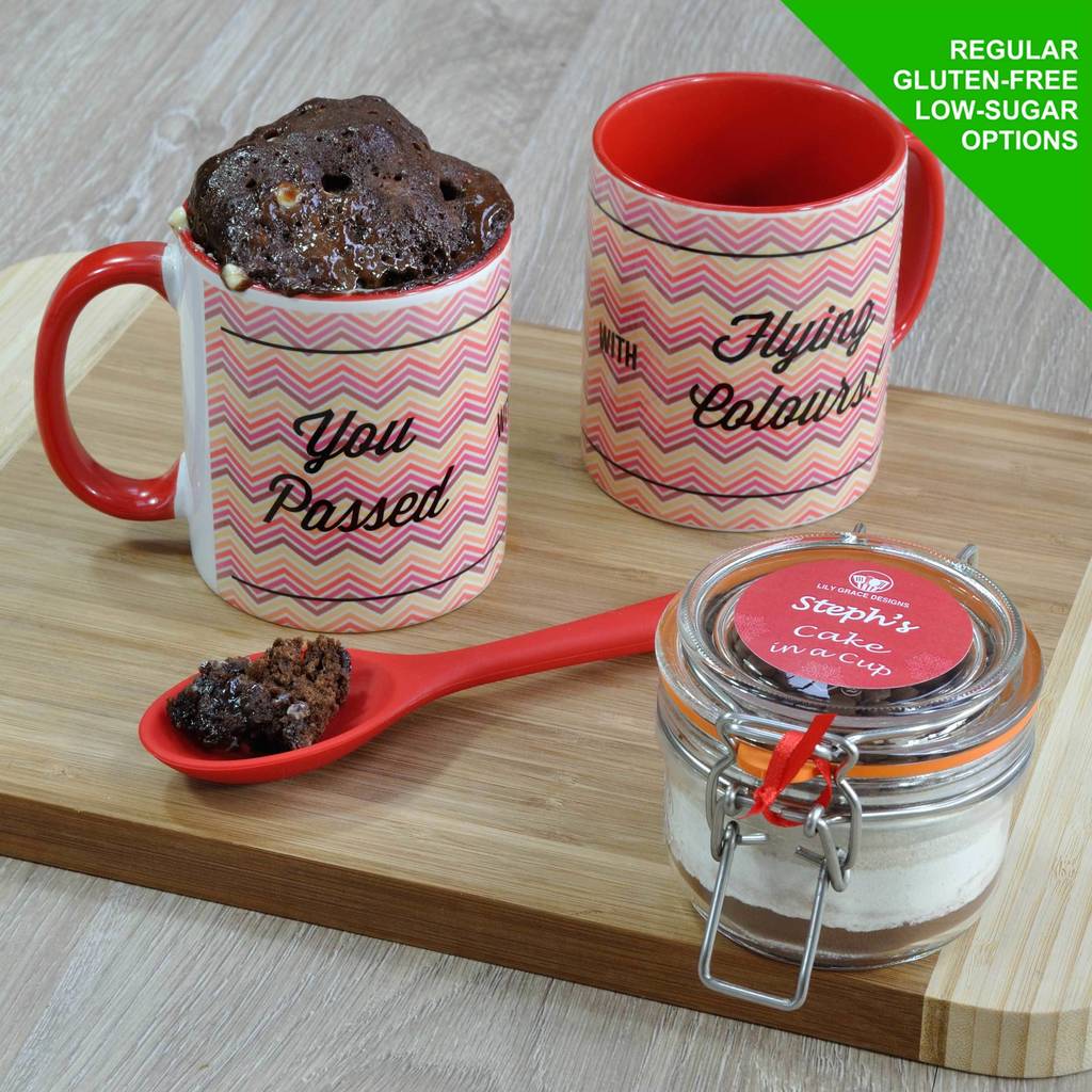You Passed Congratulations Personalised Mug Cake Kit ·