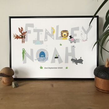 Children's Personalised Name Print, 9 of 12