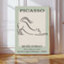 Picasso Cat And Dog Line Drawing Set Of Two Art Prints, thumbnail 3 of 4