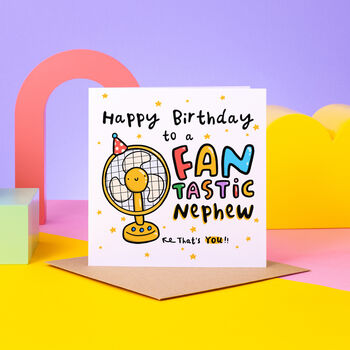 'Fantastic Nephew' Birthday Card, 2 of 2