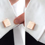 Happy 1st Father's Day Wooden Card Cufflinks, thumbnail 5 of 12