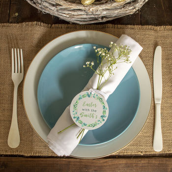'Easter With The' Wreath Place Settings, 3 of 8