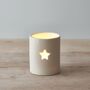 Ceramic Tea Light Star Holder, thumbnail 1 of 2