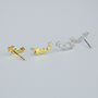 Sterling Silver Star Ear Climber Stud Earrings, thumbnail 5 of 8