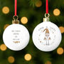 Personalised Christmas Gonk Bauble, thumbnail 3 of 5