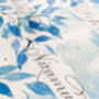 Winter Blue Personalised Family Tree Print, thumbnail 3 of 8