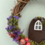 Fairy Door Dried Flower Wreath, thumbnail 6 of 6