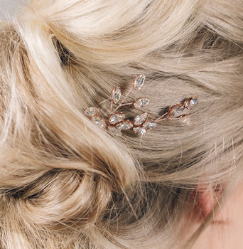 Large Swarovski Crystal Wedding Hair Pins Nova, 9 of 12