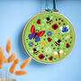 Butterflies And Bees Embroidery Kit, thumbnail 2 of 8