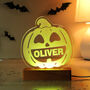 Personalised Halloween Pumpkin Light, thumbnail 5 of 10