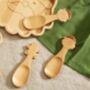 First Christmas Bamboo Spoon Set, thumbnail 4 of 4