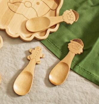 First Christmas Bamboo Spoon Set, 4 of 4