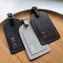 Personalised Foiled Leather Luggage Tag, thumbnail 2 of 7