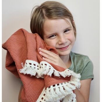 Personalised Baby Muslin Blanket, 4 of 8