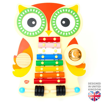 Wooden Owl Musical Instrument Set, 4 of 12