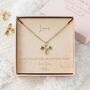 Gold Bumblebee Pendant Bracelet In Personalised Gift Box, thumbnail 1 of 5