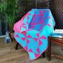 Large Pinwheel Handmade Patchwork Quilt For Living Room, thumbnail 9 of 11