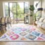 Hug Rug Eco Washable Painted Ikat, thumbnail 1 of 7