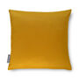 Mustard Yellow Water Resistant Garden Outdoor Cushion, thumbnail 1 of 3